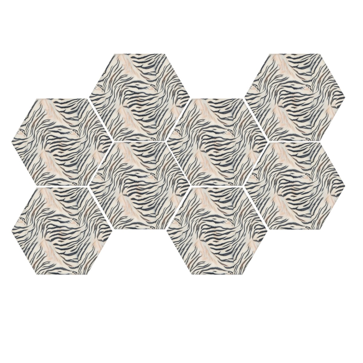 Hexagon Sound Absorbing Panels 8 Pieces 02lampartclassicaop 18bialytygrysv2aop