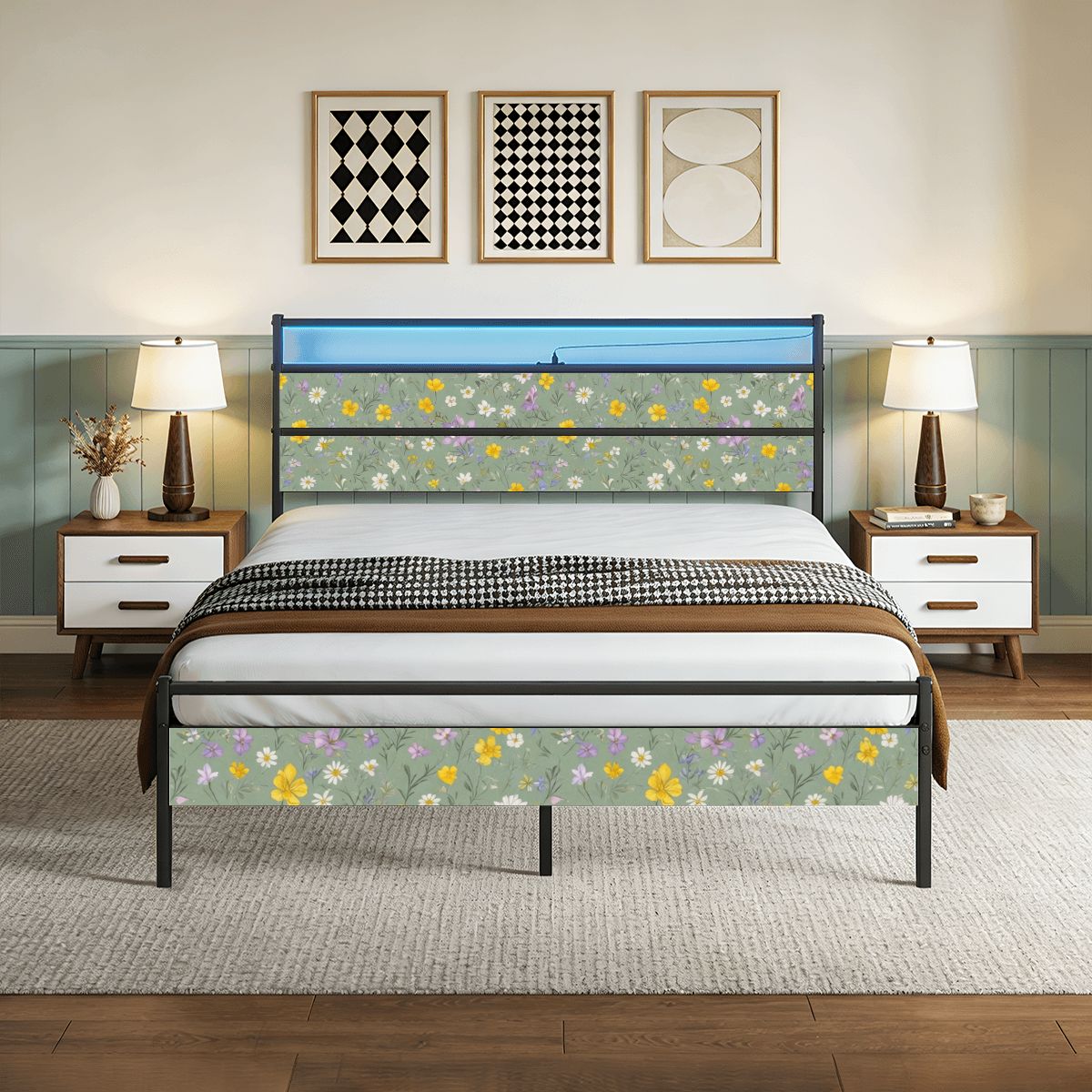 Bed Frame 24lackaszalwiaaop
