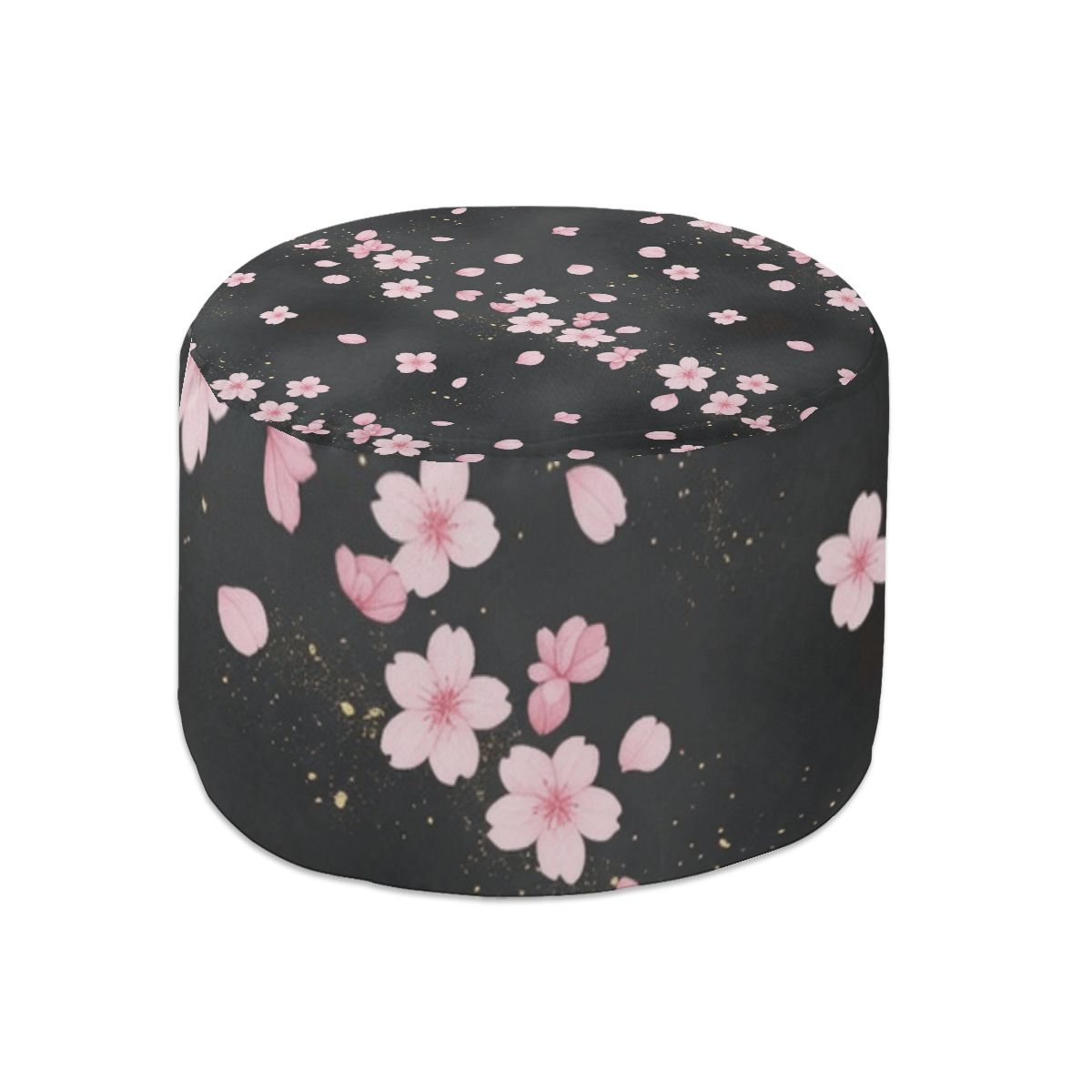 Round Pouf Ottoman 06sakuradustaop