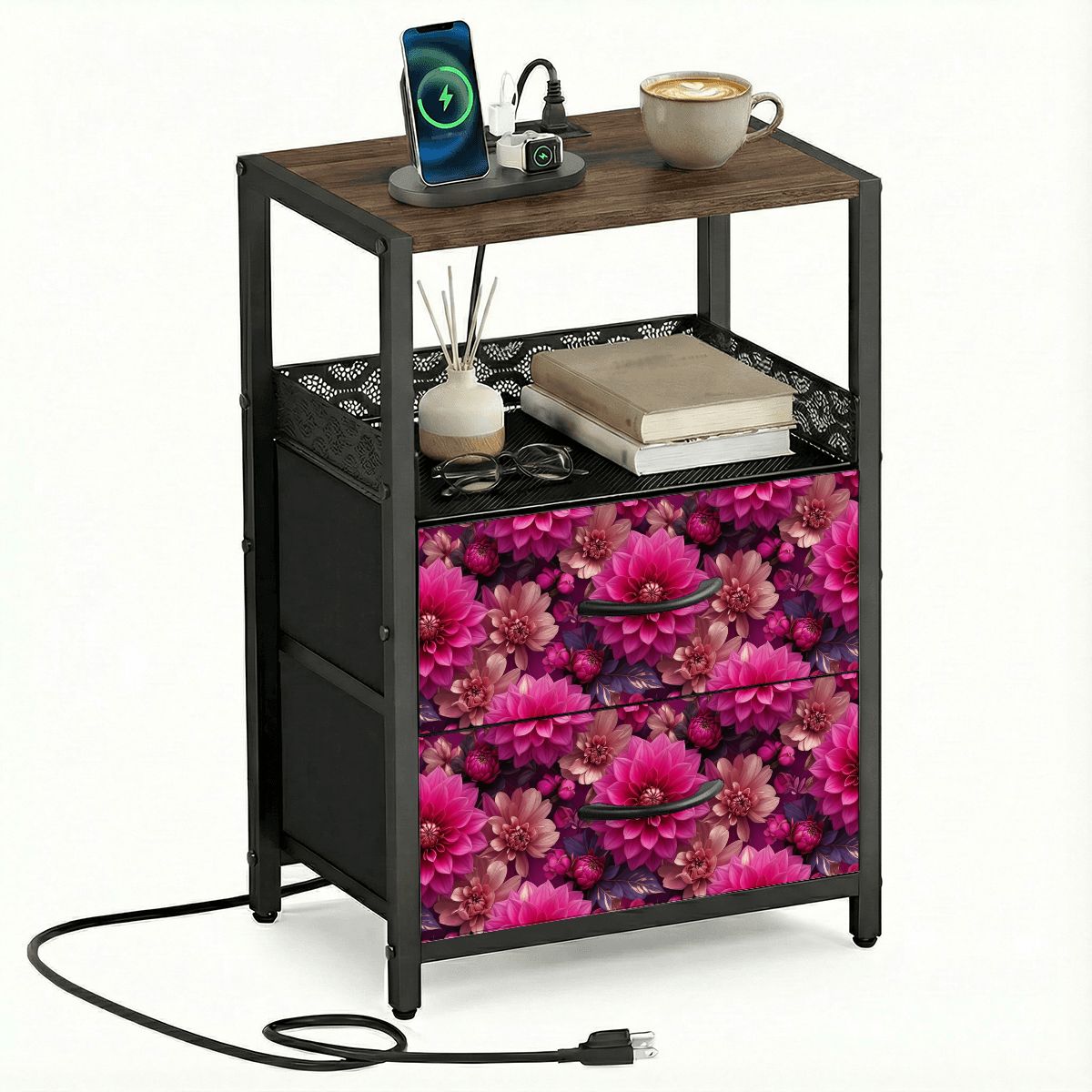 Dalie Fuksja — Bedside table
