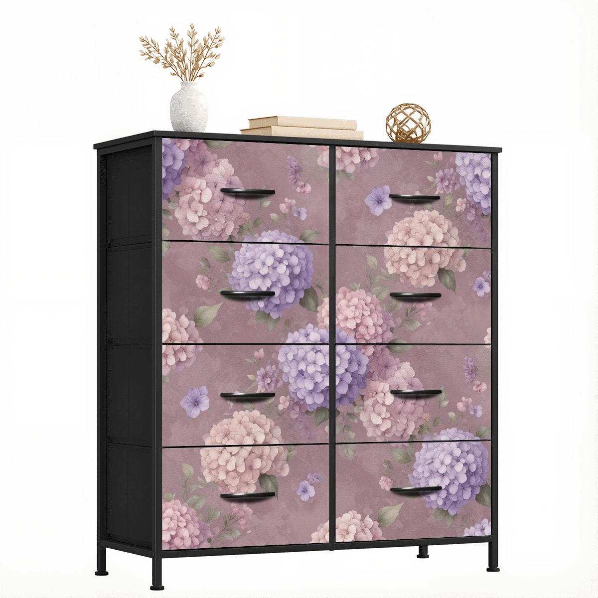 8Drawer Dresser 08hortensjelawendaaop