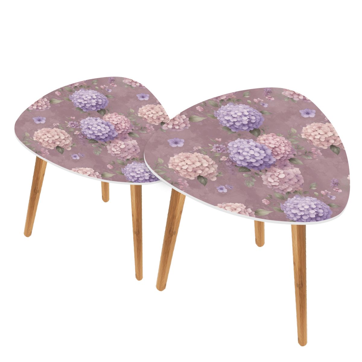 Triangle Coffee Table Set of 2 (Made in USA) 08hortensjelawendaaop