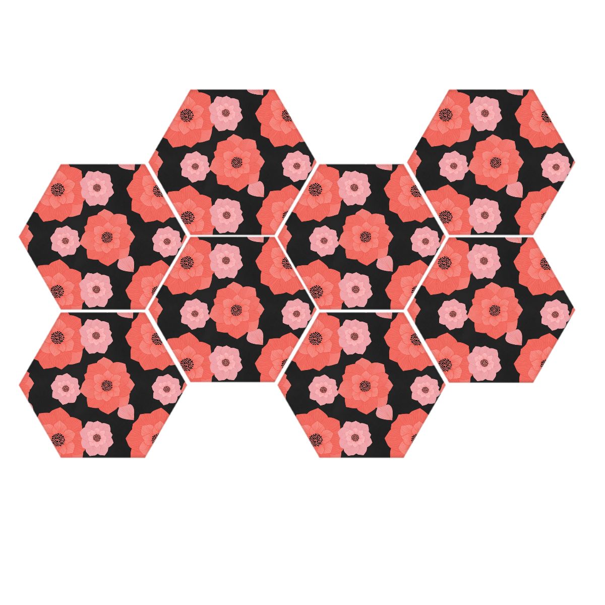 Camelia Koral — Hexagon acoustic panels
