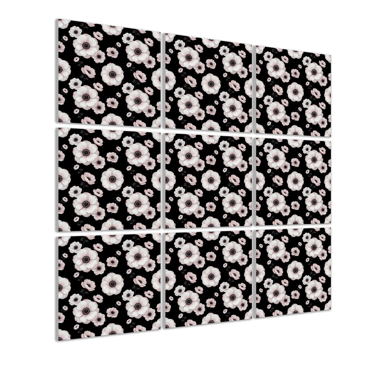 Sound Absorbing Wall Art 9 pcs 21anemonynoiraop