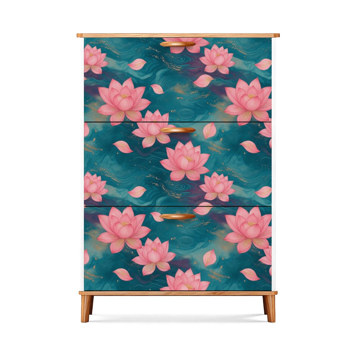 Lotosy Teal — Shoe cabinet