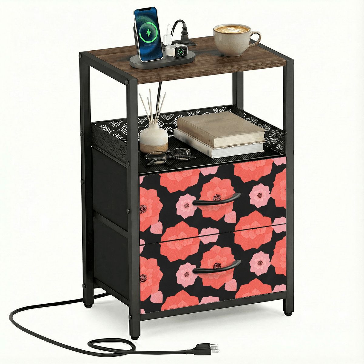 2Drawer Bedside Table 16cameliakoralaop
