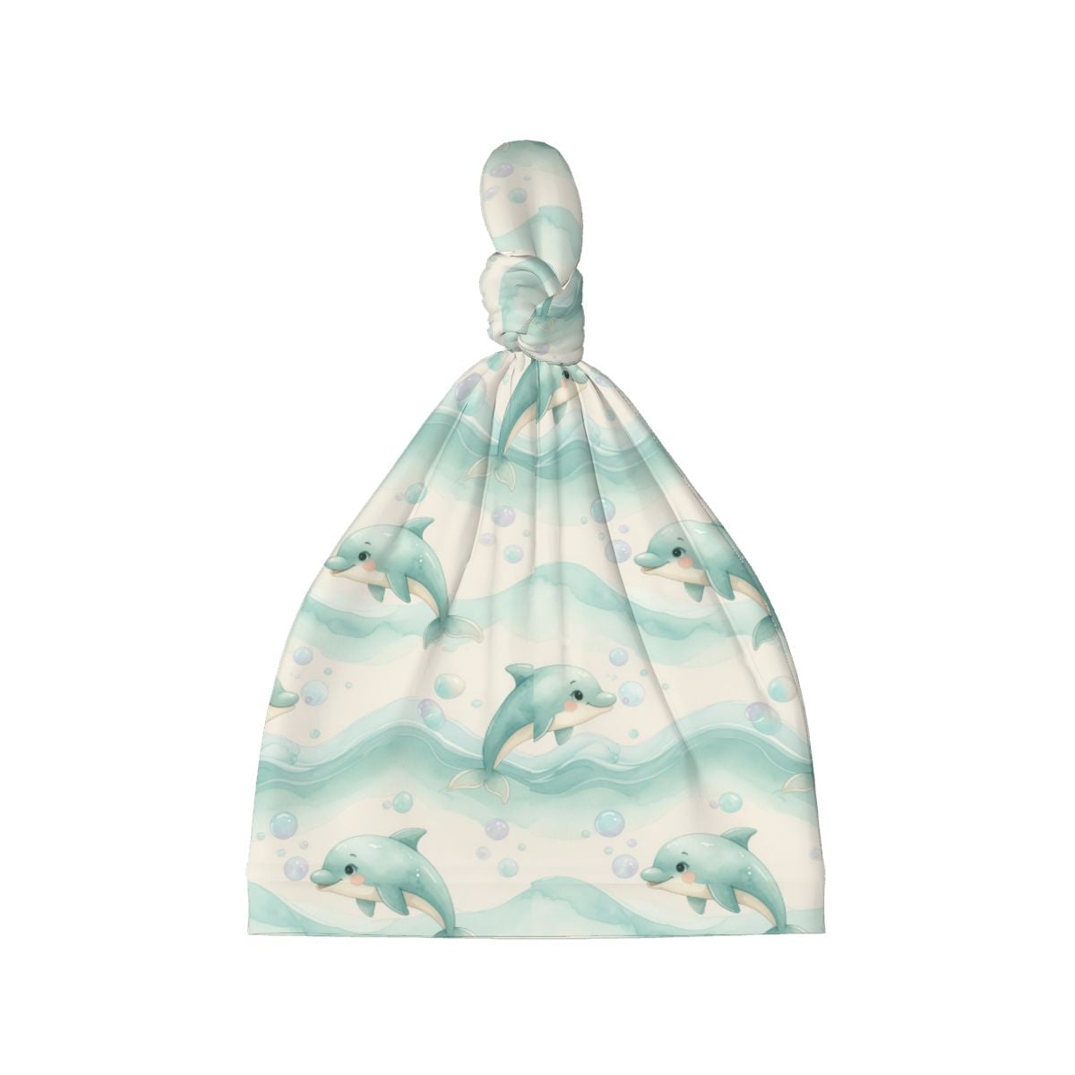 Baby Beanie Top Knot 02oceandelfinkadense