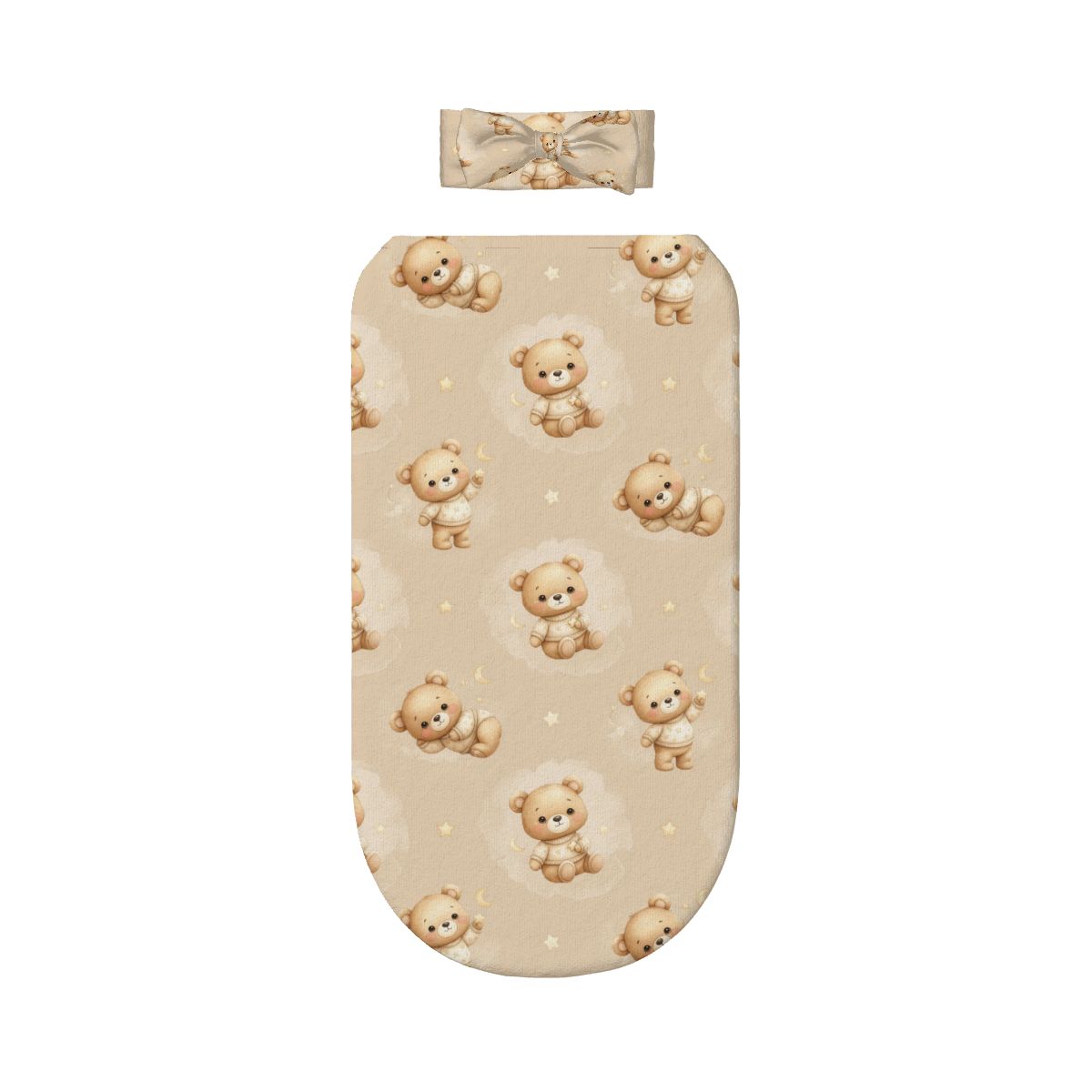Baby Swaddle Sack with Baby Headbands 12missendense