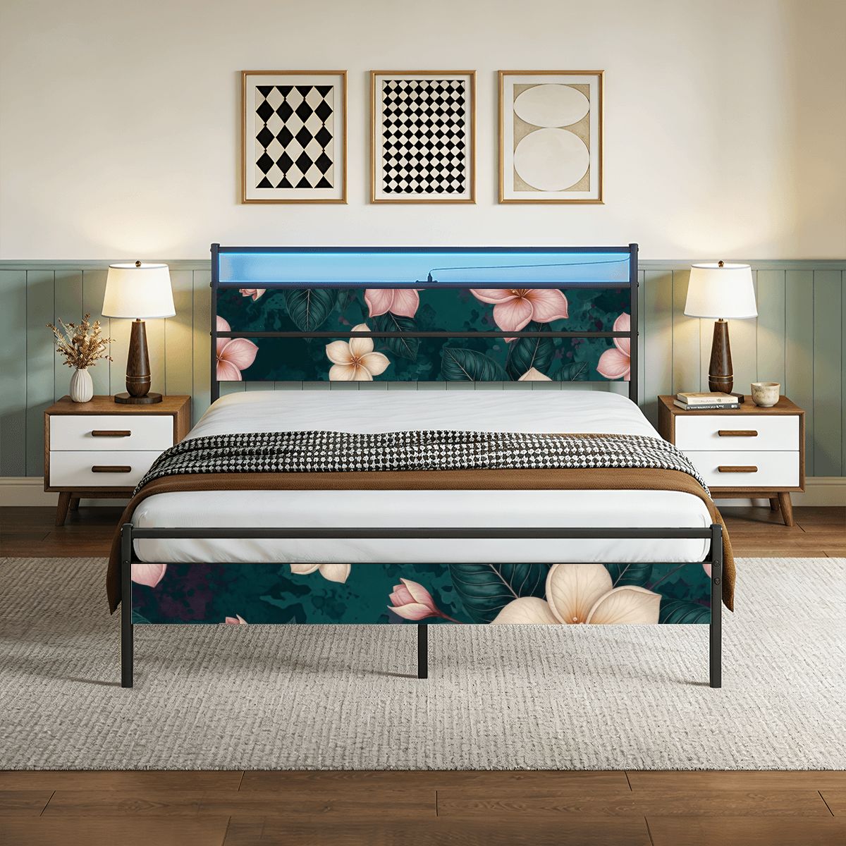 Bed Frame 10plumeriatropikaop