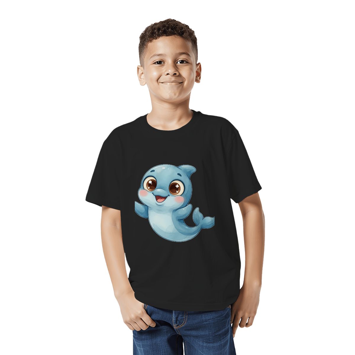 Kids' Cotton TShirt (Made in USA) 45delfinek
