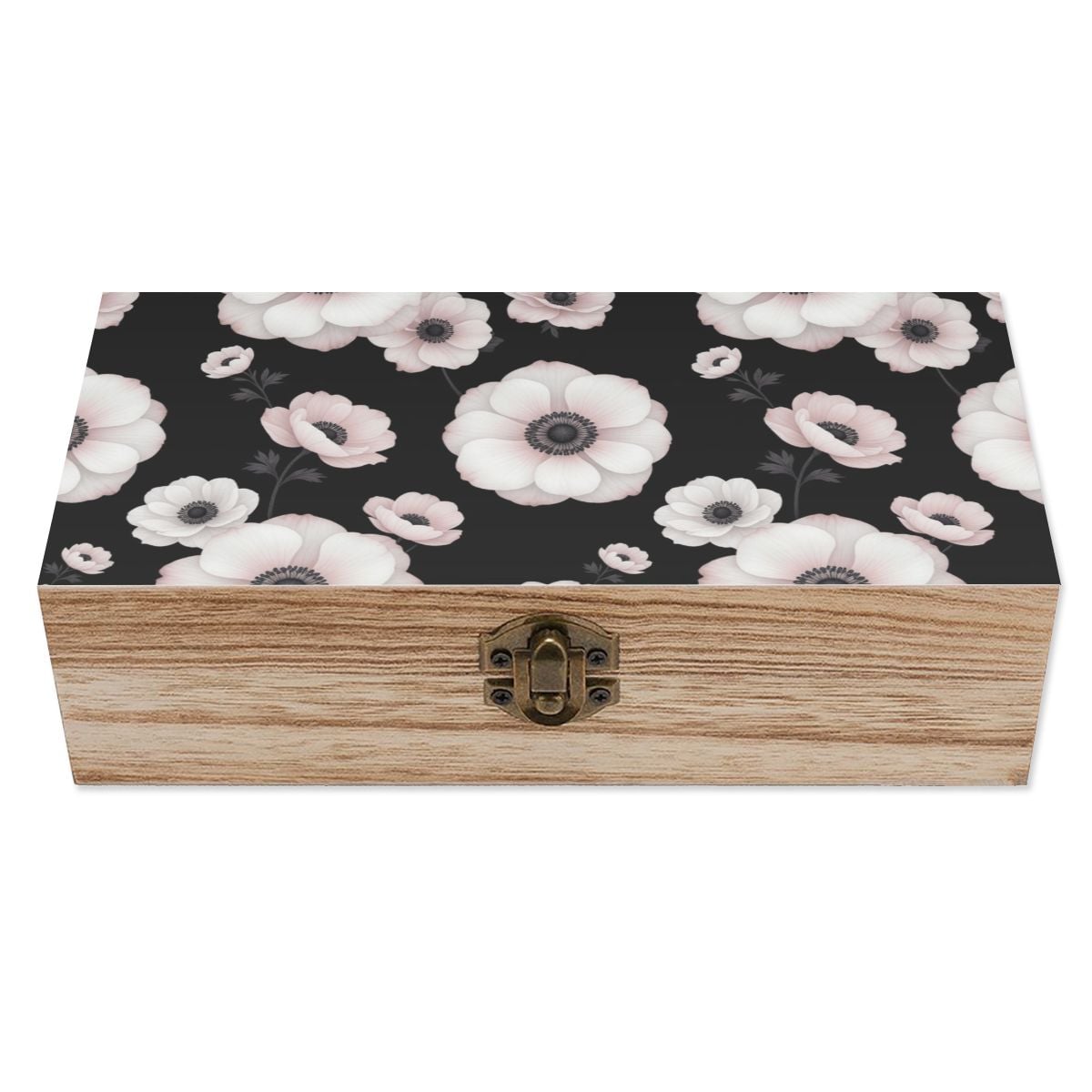 Wooden Storage Box 21anemonynoiraop