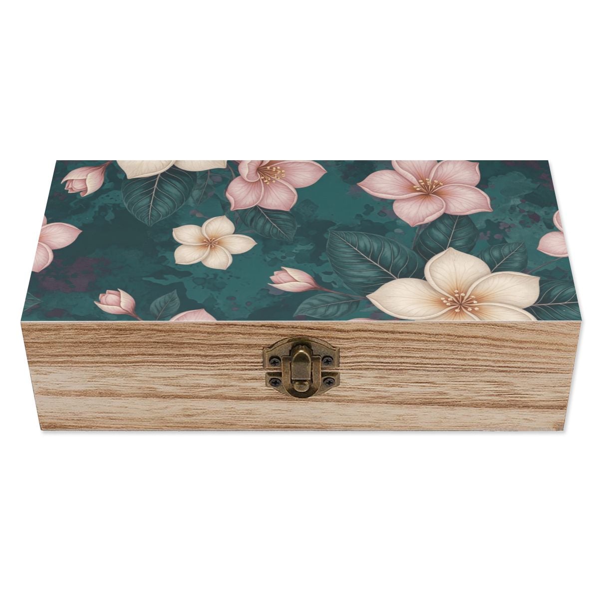 Wooden Storage Box 10plumeriatropikaop