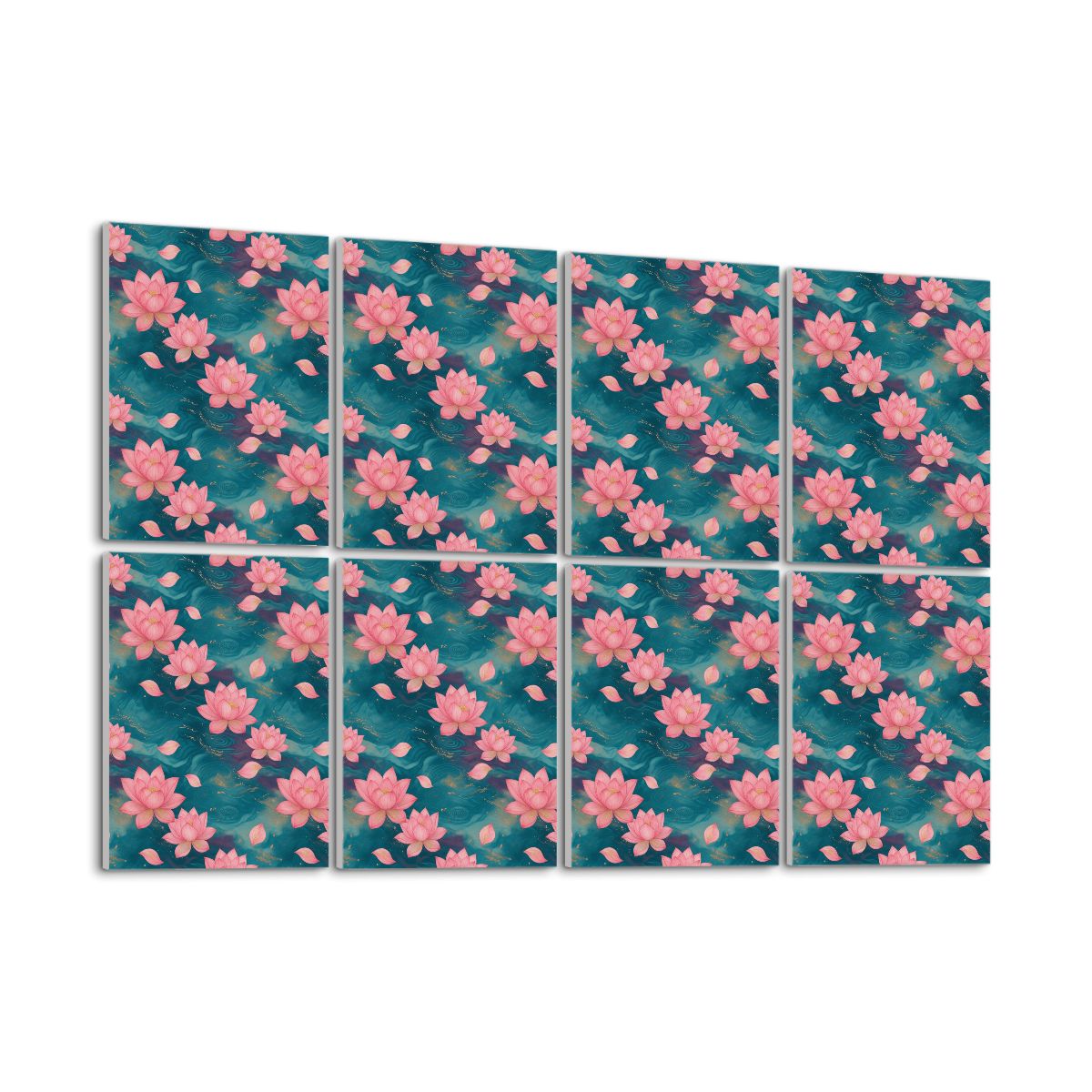 Lotosy Teal — Acoustic panels