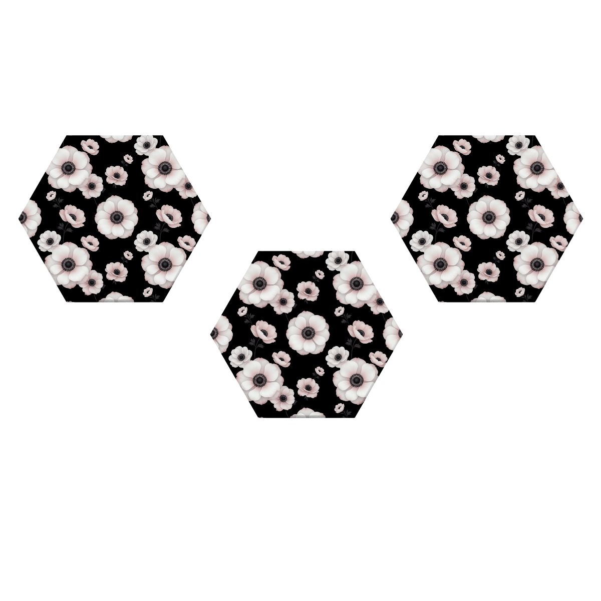 Anemony Noir — Hexagon acoustic panels