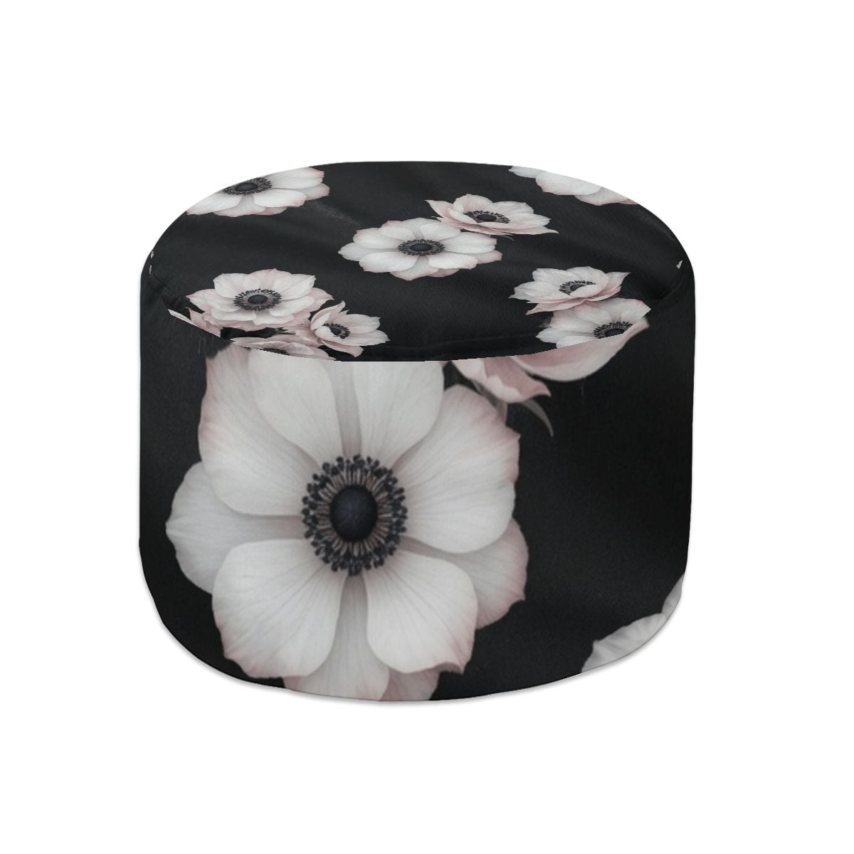Round Pouf Ottoman 46anemonyv2aop