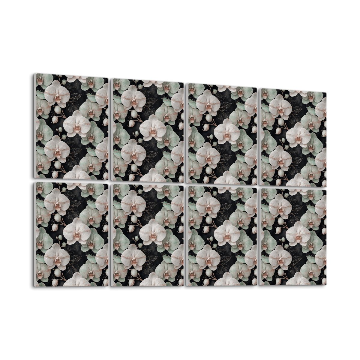8 Panels Sound Absorbing Wall Art 28orchideegesteaop