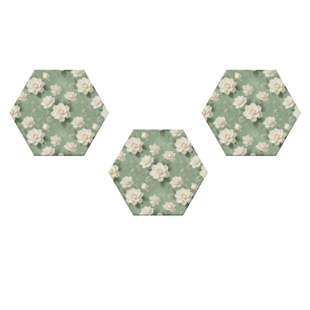 Hexagon Sound Absorbing Panels 3 Pieces 18gardeniesageaop