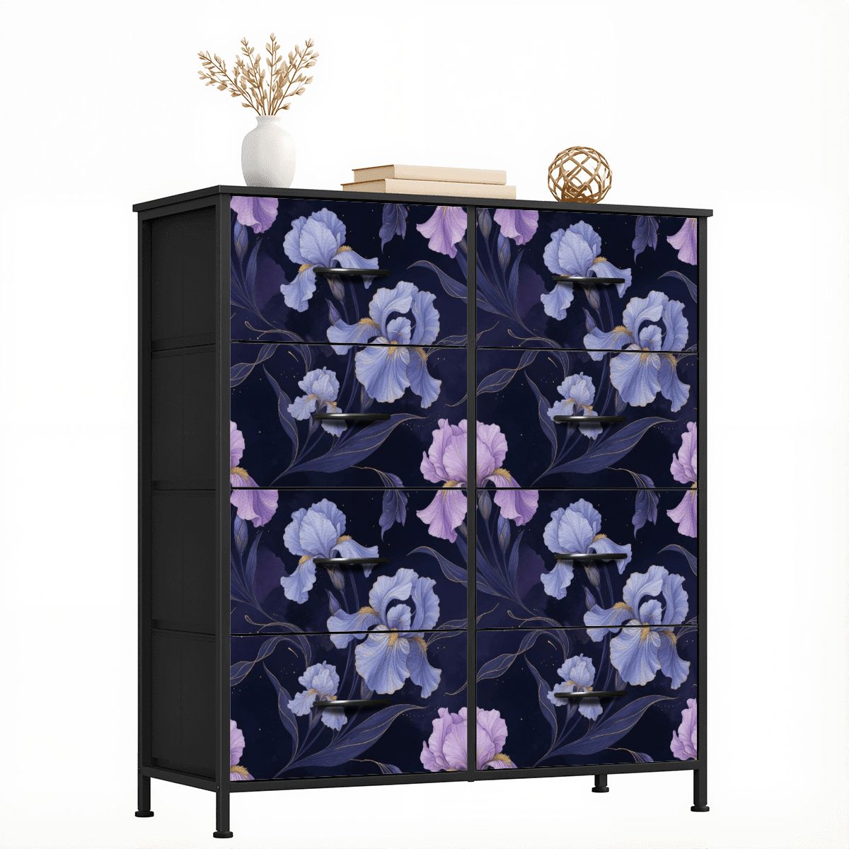 8Drawer Dresser 13irysyindigoaop