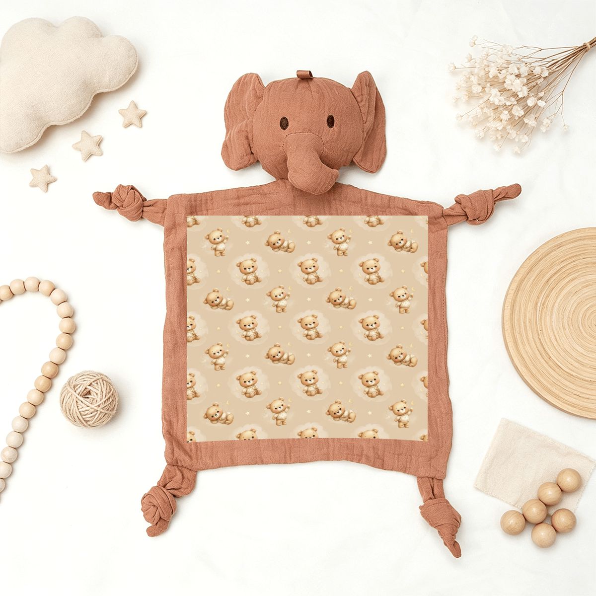 Muslin Baby Lovey  Animal Security Blanket 12missendense