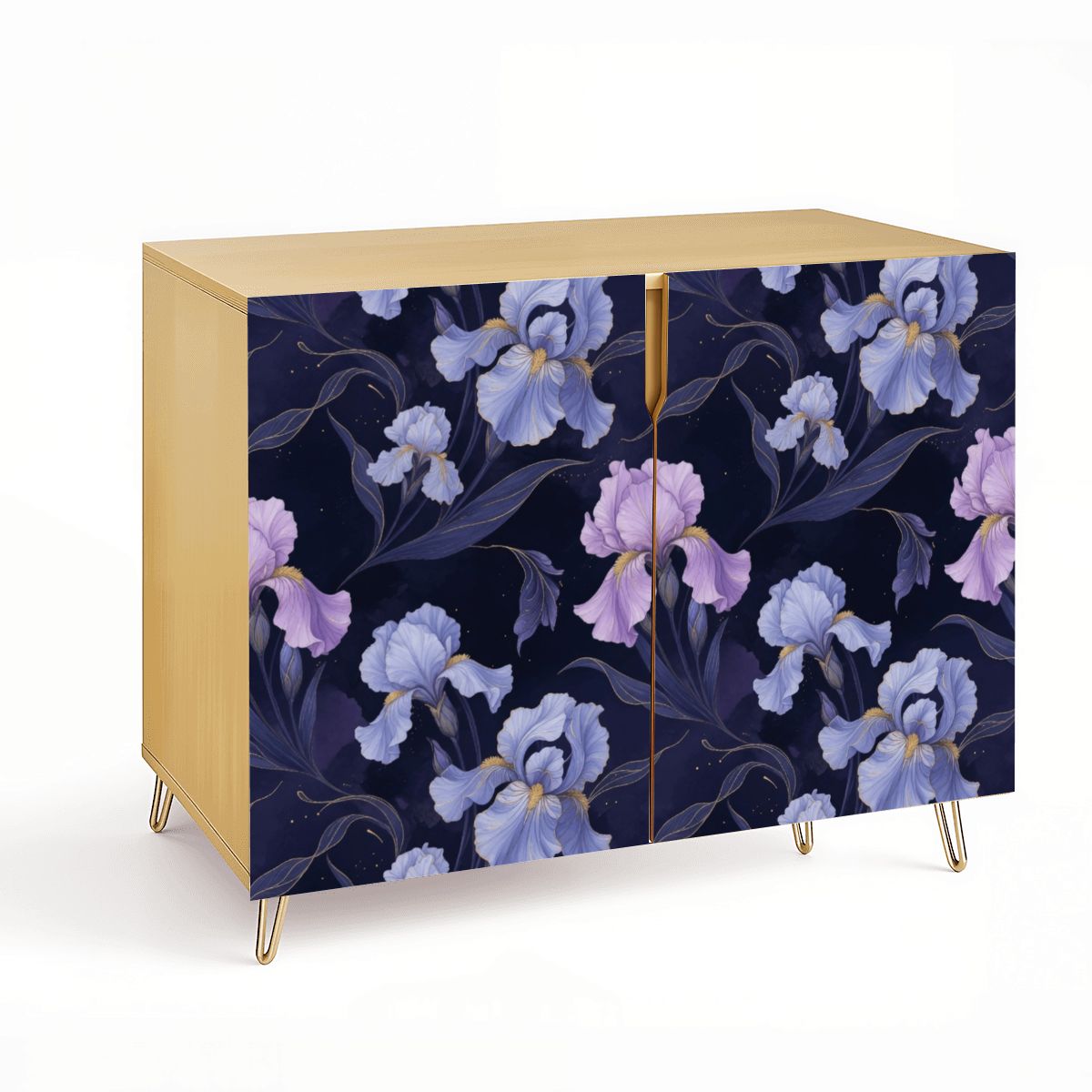 Wooden Storage Cabinet (Made in USA) 13irysyindigoaop