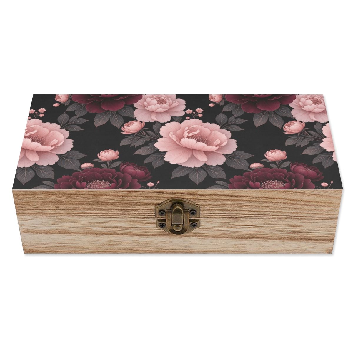 Wooden Storage Box 01peoniegardenaop