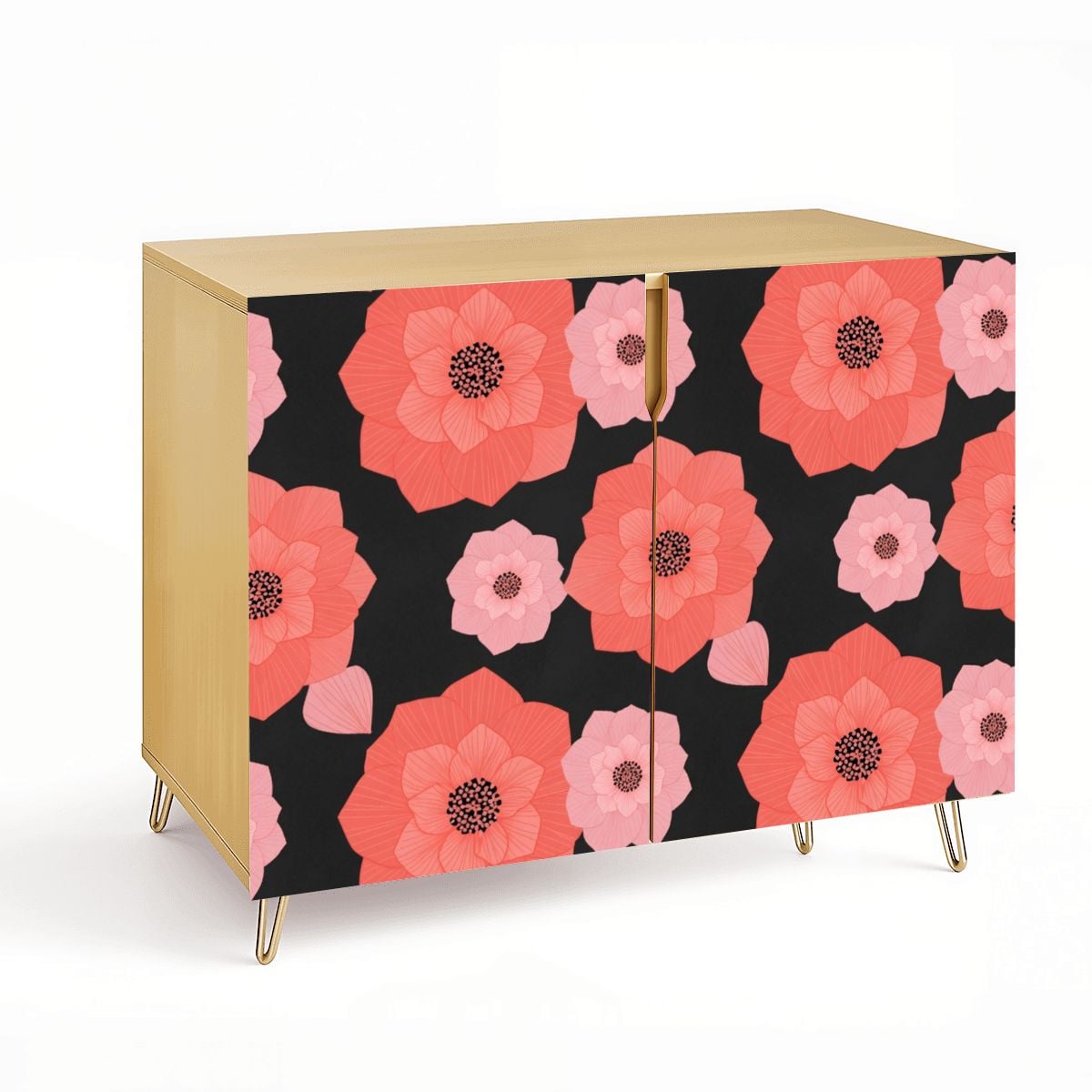 Wooden Storage Cabinet (Made in USA) 16cameliakoralaop