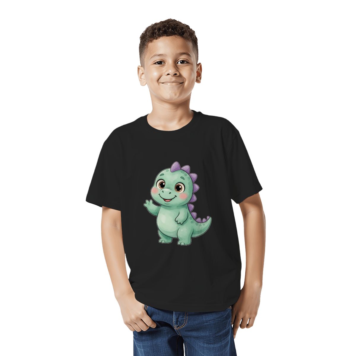 Kids' Cotton TShirt (Made in USA) 12dino