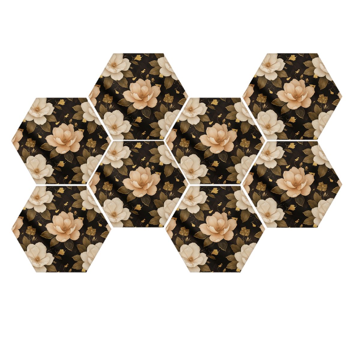 Magnolie Luxe — Hexagon acoustic panels