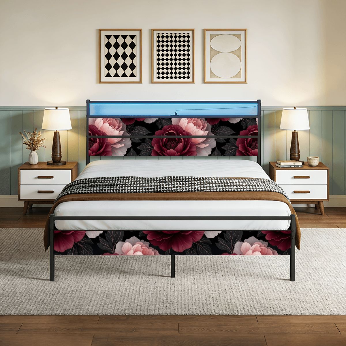 Bed Frame 26peoniegardenv2aop