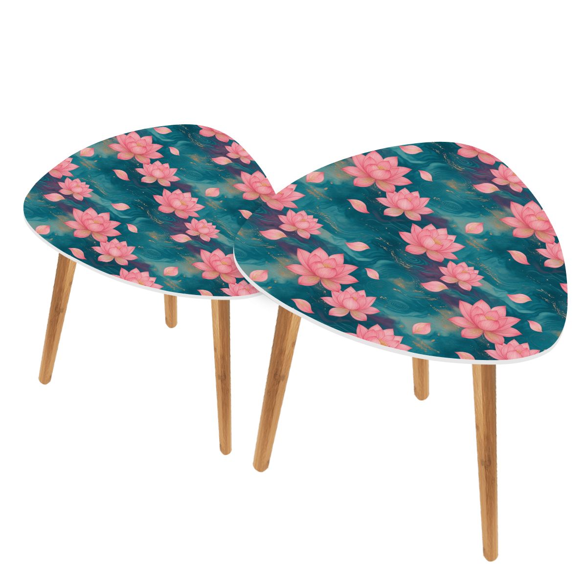 Triangle Coffee Table Set of 2 15lotosytealaop