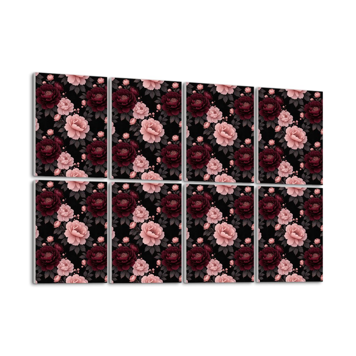 Peonie Garden — Acoustic panels, 8 pcs