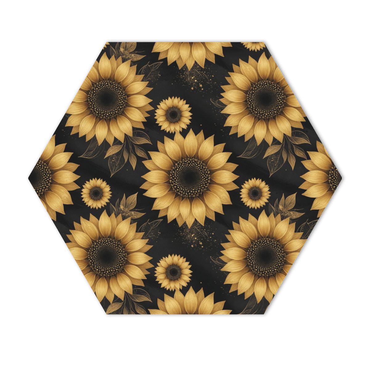 Hexagon Sound Absorbing Panel 1 Piece 22slonecznikigoldaop