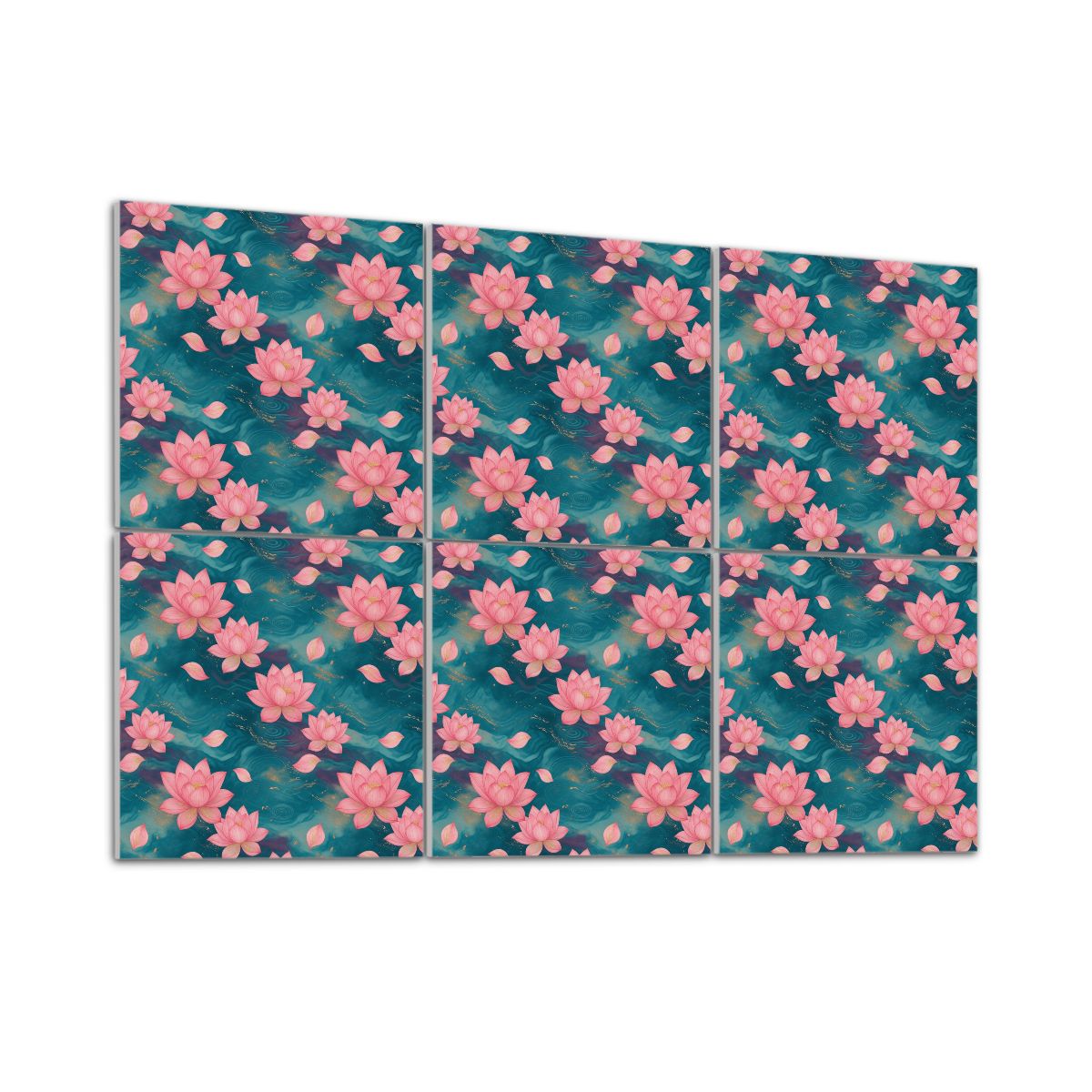 Lotosy Teal — Acoustic panels