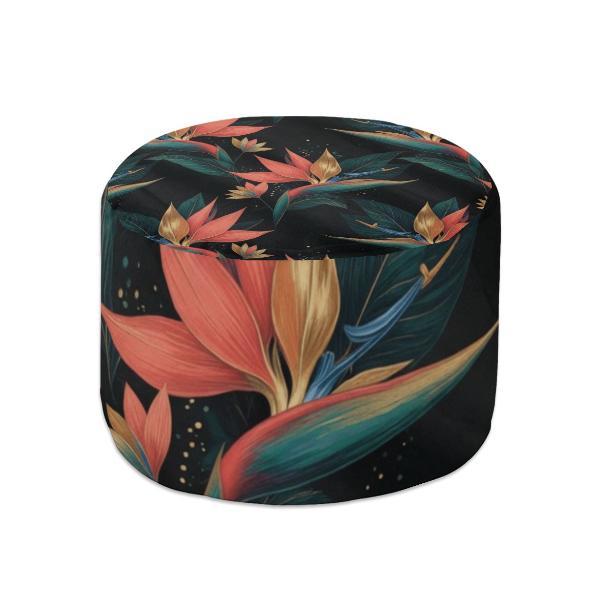 Round Pouf Ottoman 25rajskiptakaop