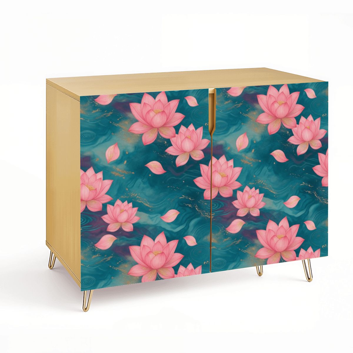 Wooden Storage Cabinet 15lotosytealaop