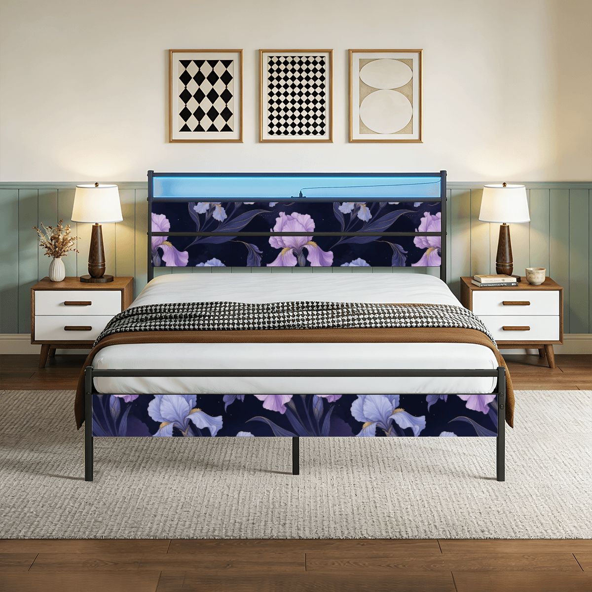 Bed Frame 13irysyindigoaop