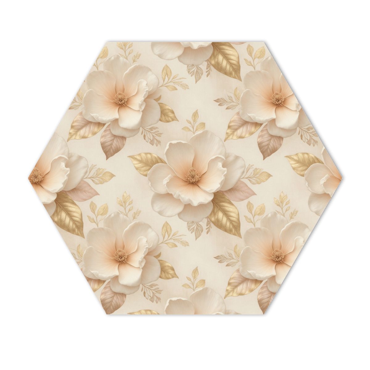 Magnolie Champagne — Hexagon acoustic panel