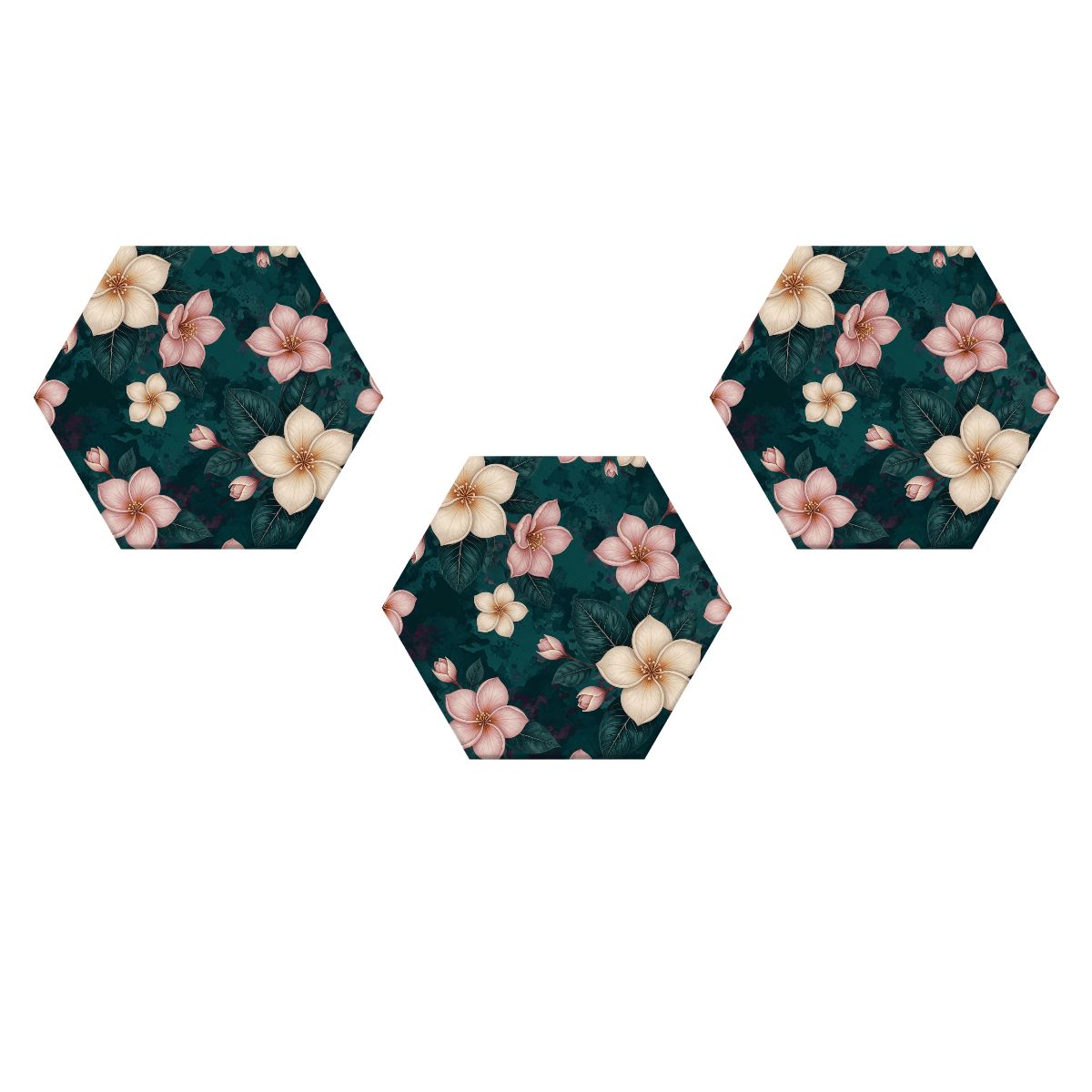 Plumeria Tropik — Hexagon acoustic panels