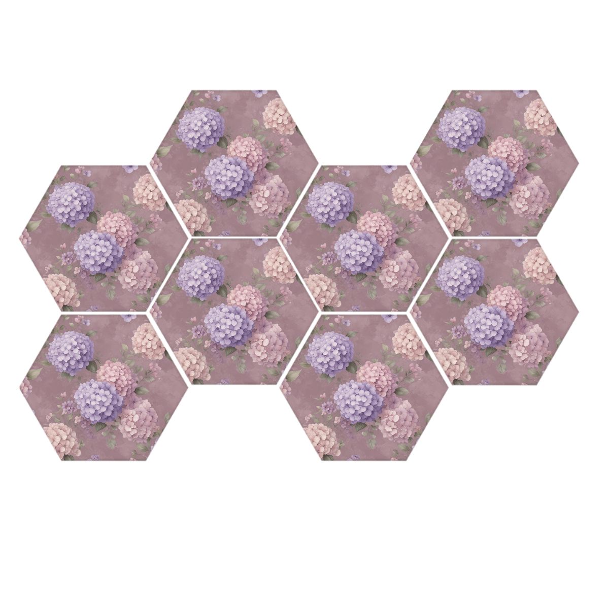 Hortensje Lawenda Ao — Hexagon acoustic panels