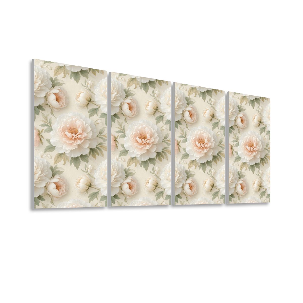 Peonie Biala — Acoustic panels, 4 pcs