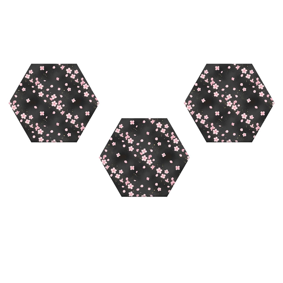 Sakura Dust — Hexagon acoustic panels