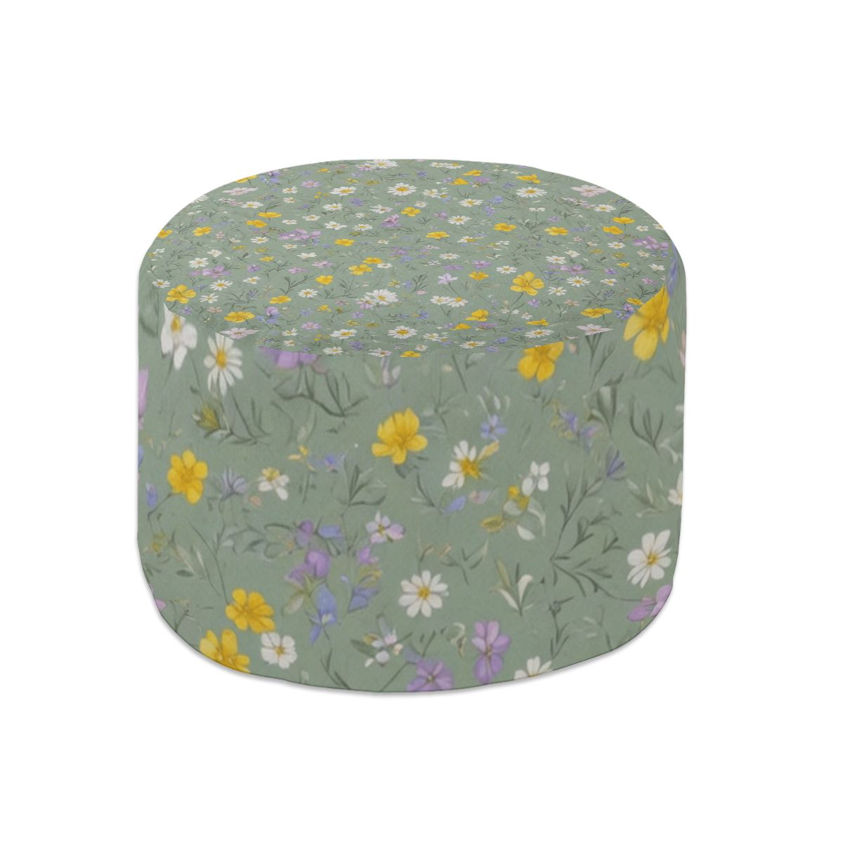 Round Pouf Ottoman 24lackaszalwiaaop