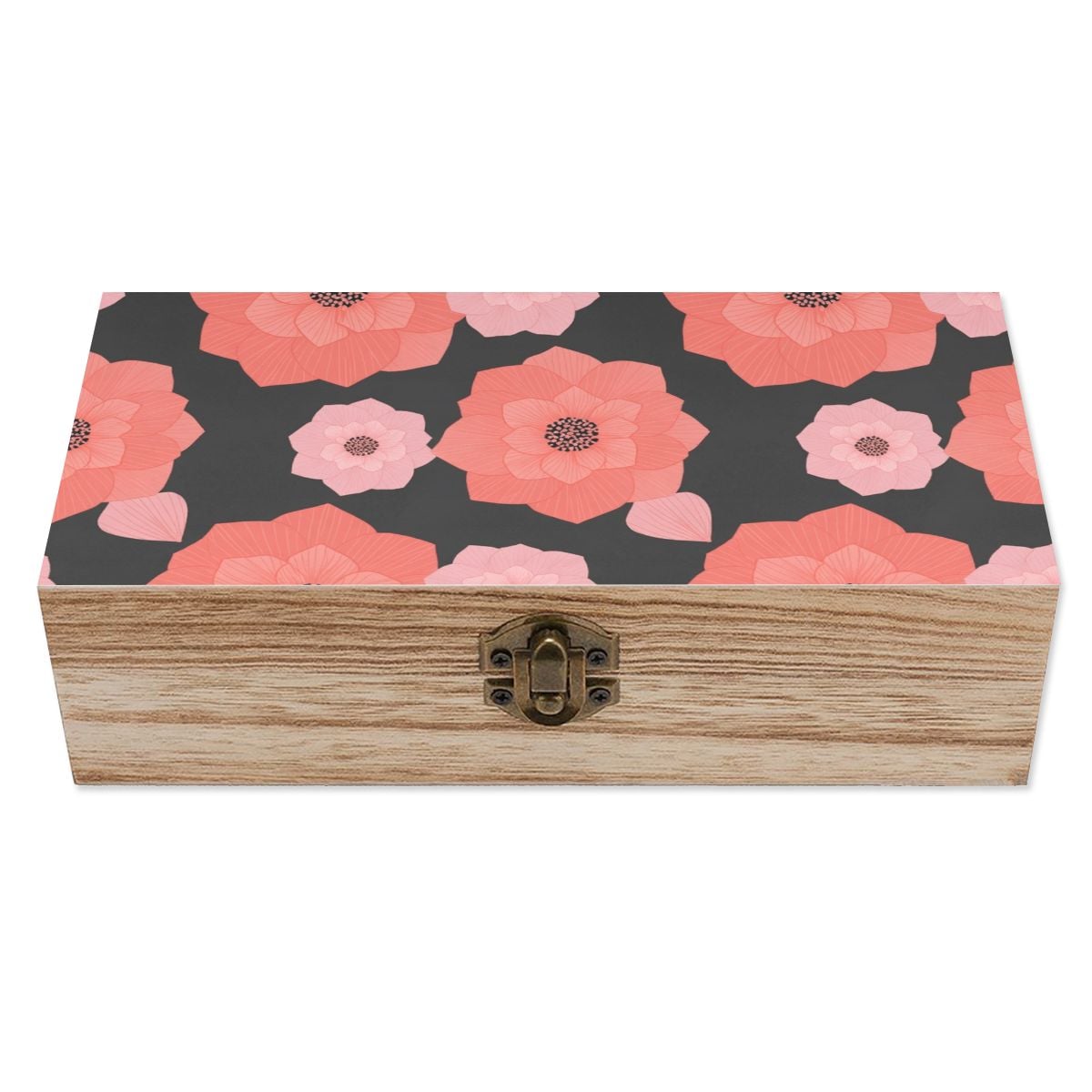 Wooden Storage Box 16cameliakoralaop