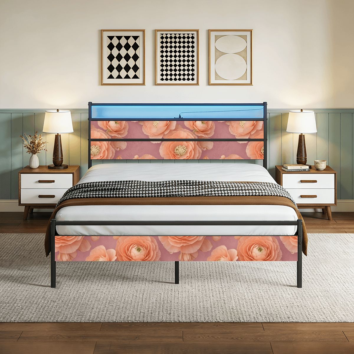 Bed Frame 19jaskrybrzoskwiniaaop
