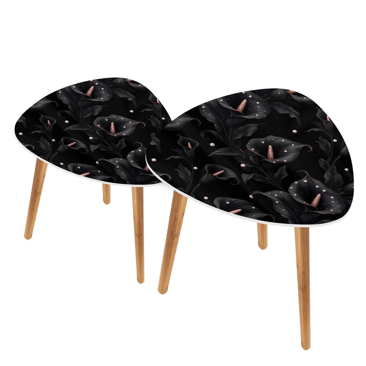 Triangle Coffee Table Set of 2 (Made in USA) 05kalienoiraop