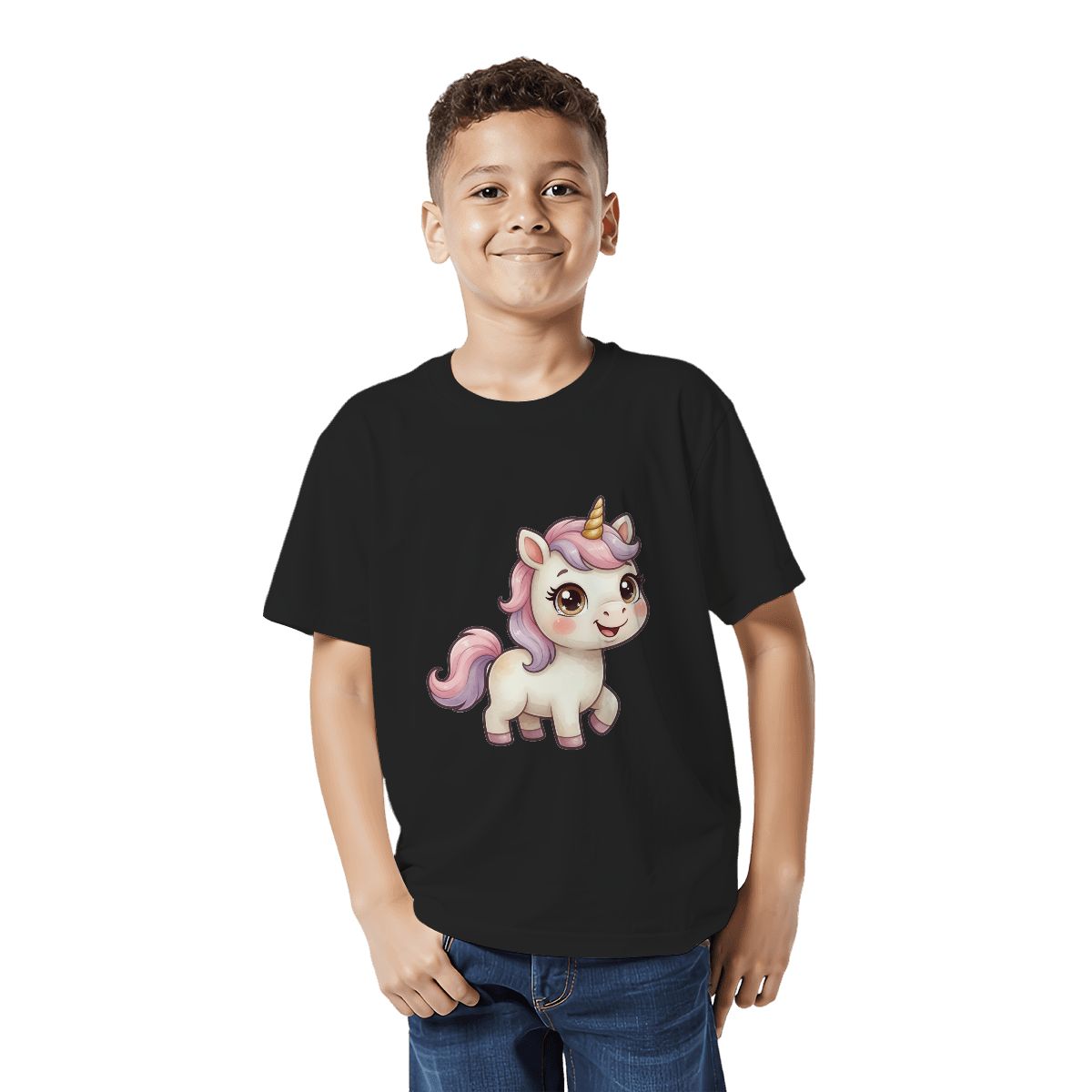 Kids' Cotton TShirt (Made in USA) 25jednorozec
