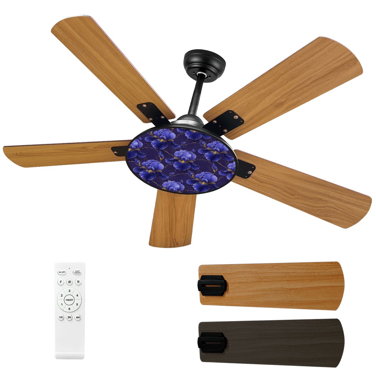 Ceiling Fan With Light 38irysyv2aop
