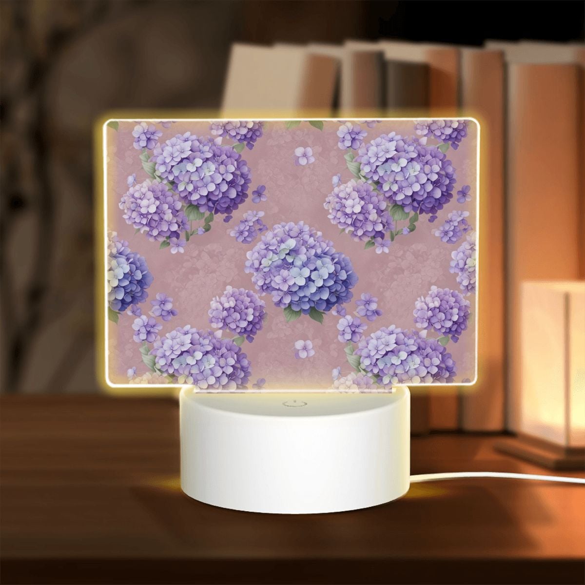 Rectangular Acrylic Night Light 33hortensjedenseaop