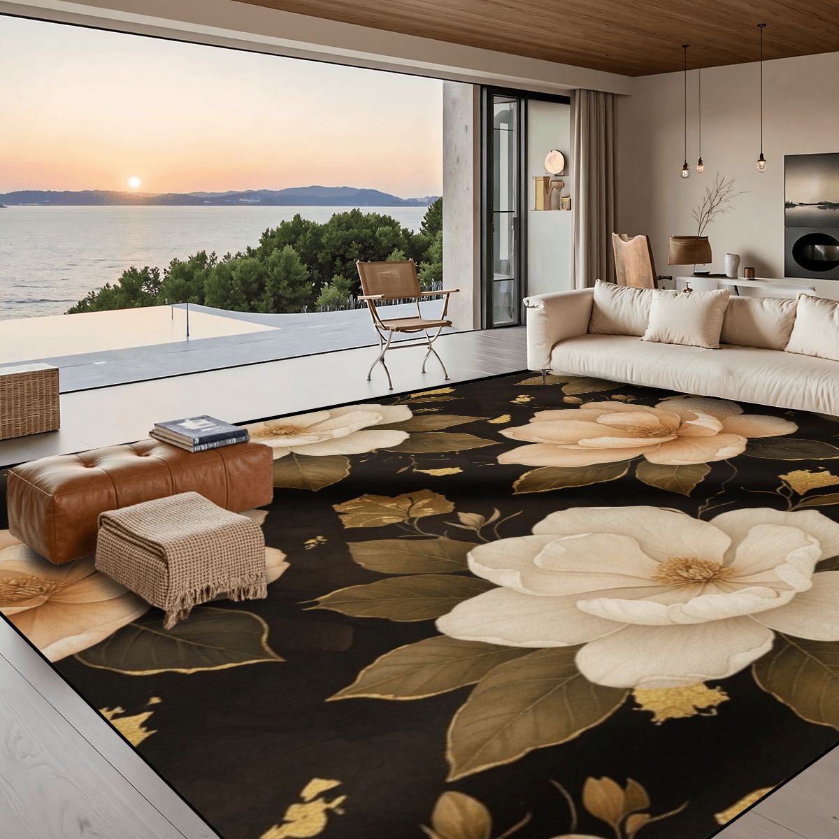 Large Area Rug Floor Carpet (5:4) 29magnolieluxeaop