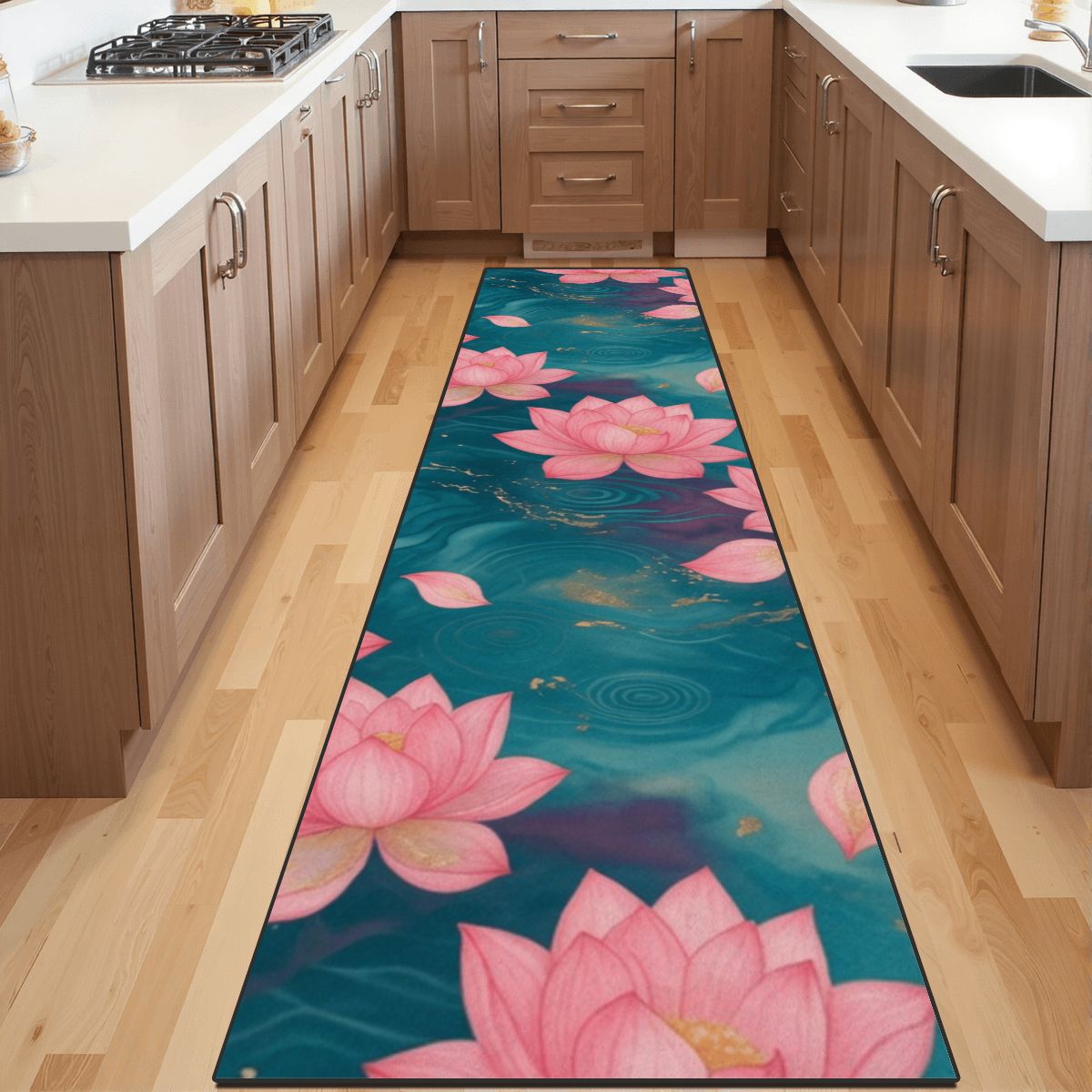 Runner Rug 24"x96" 15lotosytealaop